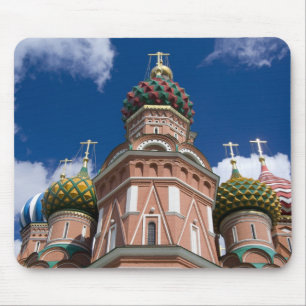 ロシア、モスクワ、赤の広場 聖バシリイ大聖堂 2 マウスパッド