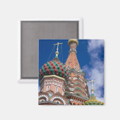 ロシア モスクワ 赤の広場 聖バシリイ大聖堂 5 マグネット (正面/裏面)