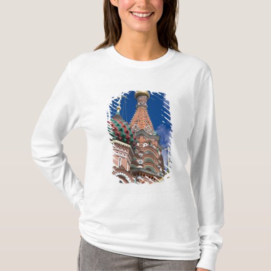 ロシア モスクワ 赤の広場 聖バシリイ大聖堂 5 Tシャツ (正面)