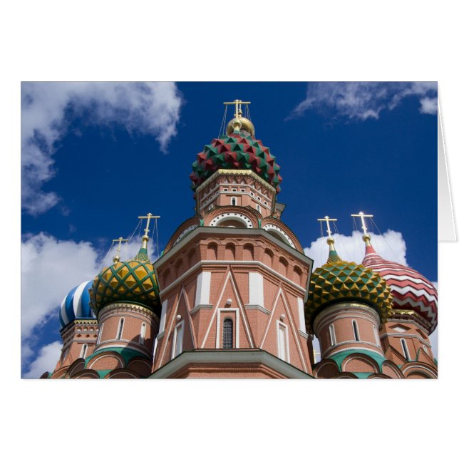 ロシア、モスクワ、赤の広場 聖バシルの大聖堂2 (正面横)