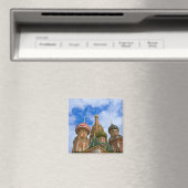 ロシア、モスクワ、赤の広場、聖バシルの大聖堂 マグネット (インサイチュ (食洗機))