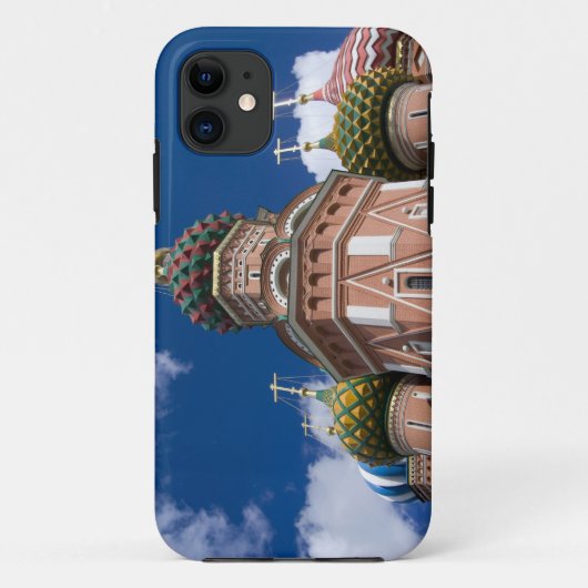 ロシア、モスクワ、赤の広場 聖バシルの大聖堂 2 Case-Mate iPhoneケース (裏面)