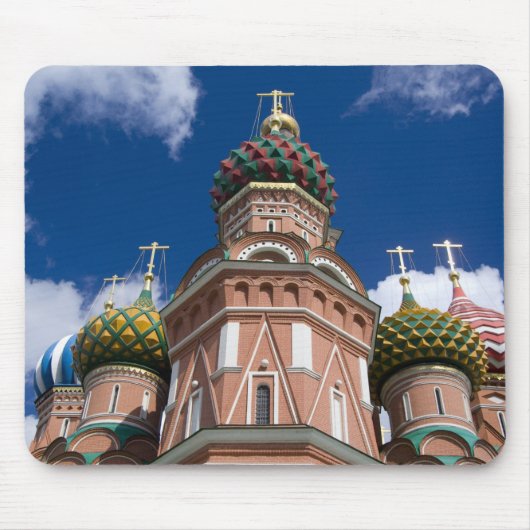 ロシア、モスクワ、赤の広場。聖バジル2 マウスパッド (正面)