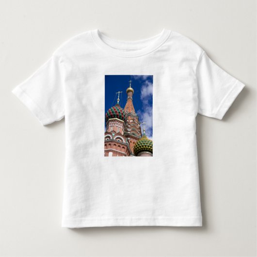 ロシア、モスクワ、赤の広場。聖バジル5 トドラーTシャツ (正面)