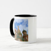 ロシア、モスクワ、赤の広場、聖ワシリイ大聖堂 マグカップ (正面左)