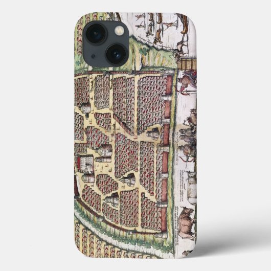 ロシア:モスクワ、1591年 Case-Mate iPhoneケース (裏面)