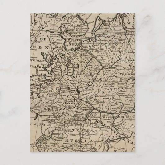 ロシア，モスコヴィ ポストカード (正面)