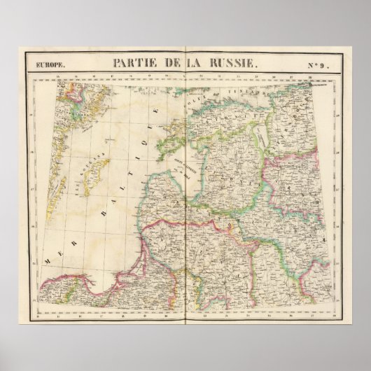 ロシア、ヨーロッパ9 ポスター (正面)