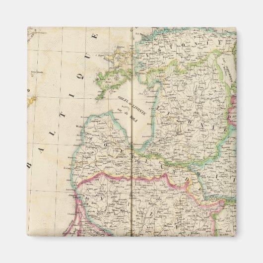 ロシア、ヨーロッパ9 マグネット (正面)