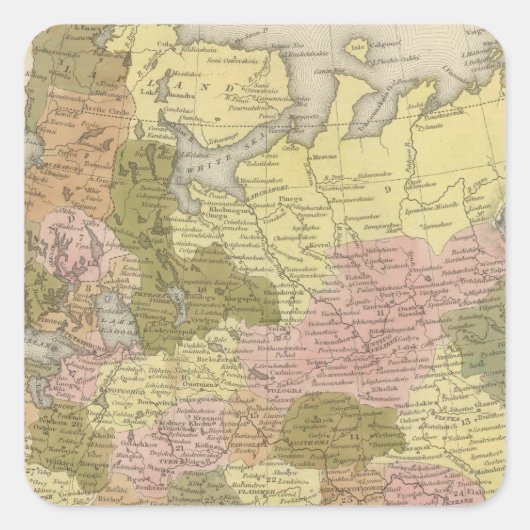 ロシア（ヨーロッパ） 3 スクエアシール (正面)