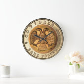 ロシア・ルーブルの柱時計 ラージ壁時計 (ホーム)