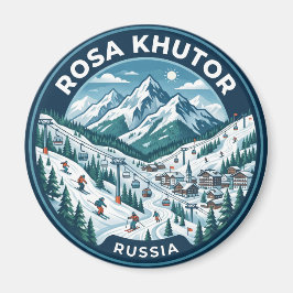 ロシア ロザフutorアルパインリゾート マグネット