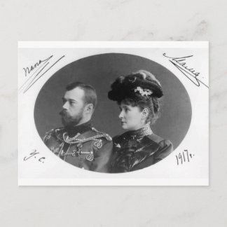 ロシア・ロマーノフ#121のTsar Nicolas & Alexandra ポストカード