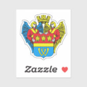 ロシア、ヴィボルグの紋章 シール (シート)