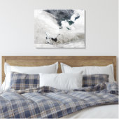 ロシア，白海 キャンバスプリント (インサイチュ (寝室))