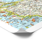 "ロシア（西ソ連）: 1959詳細地図 ポスター (角)