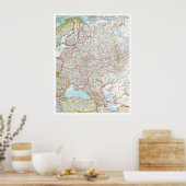 "ロシア（西ソ連）: 1959詳細地図 ポスター (キッチン)