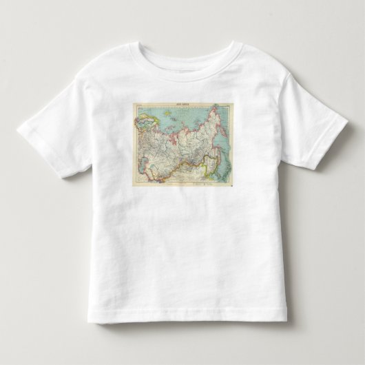 ロシア、韓国およびアジア トドラーTシャツ (正面)