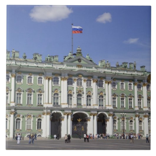 ロシア(RF)、サンクトペテルブルク、冬宮殿 タイル (正面)