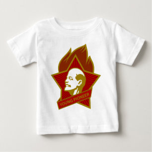 ロシアCCCPソビエト社会主義共和国連邦の若者の開拓者 ベビーTシャツ