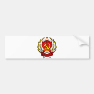 ロシアSFSRの公式の紋章学の記号紋章付き外衣 バンパーステッカー