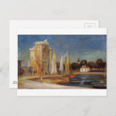 ロシェル港byピエール=オーギュストルノアール ポストカード (正面/裏面)