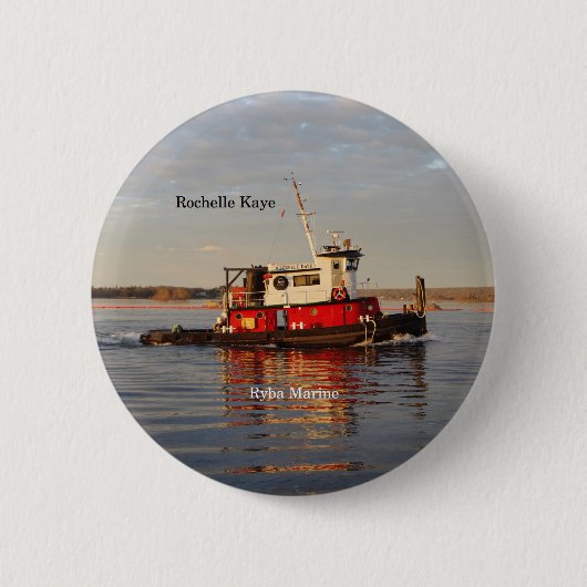 ロシェル・ケイ・ボタン 缶バッジ (正面)