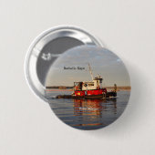 ロシェル・ケイ・ボタン 缶バッジ (正面&裏面)