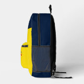 ロシザリベターレトロスタイル プリントバックパック (右)