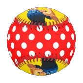 ロシザリベターレトロスタイル 野球ボール (裏面)