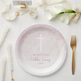 ロシタピンクプラトスデバウティゾスペインの紙プレート ペーパープレート