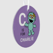 ロシタ |名パーソナライズされた前(写真付き)オーナメント オーナメント (正面)