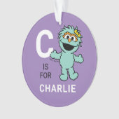 ロシタ |名パーソナライズされた前(写真付き)オーナメント オーナメント (正面)