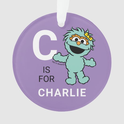 ロシタ |名パーソナライズされた前(写真付き)オーナメント オーナメント (正面)