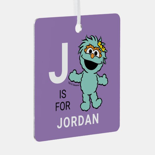 ロシタ |名前の追加セラミックオーナメント メタルオーナメント (正面右)