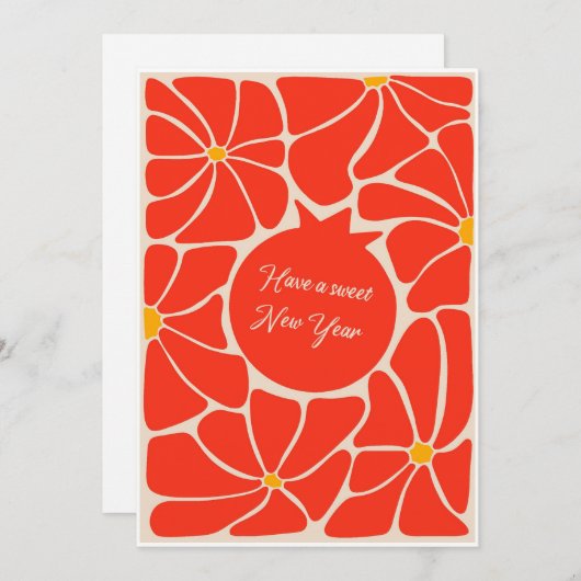 ロシュハサナホリデーカード シーズンカード (正面/裏面)