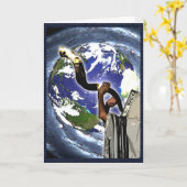 ロシュハシャナアースカード カード (黄色い花)