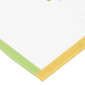 ロシュハシャナカラフルオバルフローラリースオンホワイト テーブルクロス (アングル)