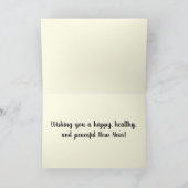 ロシュハシャナグリーティングカード カード (内部)