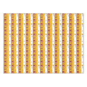 ロシュハシャナコットンテーブルクロス テーブルクロス (正面(横))