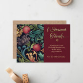 ロシュハシャナトバエレガントフローラカード ノートカード (正面/裏面インサイチュ)