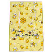 ロシュハシャナトヴァかわいらしおもしろい名抱き枕 ミディアムペーパーバッグ (裏面)