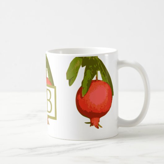 ロシュハシャナモノグラムザクロナテスイート コーヒーマグカップ (右)