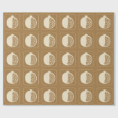 ロシュハシャナユダヤ人新年 ラッピングペーパー (フラット)