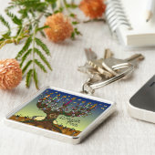 ロシュハシャナラシャナトバ生命（ユダヤ教）メノラー キーホルダー (側面)