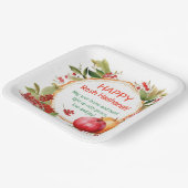 ロシュハシャナ紙プレート ペーパープレート (傾斜あり)