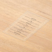 ロシュハシャナ離れシマニムカード アクリル招待状 (レイダウン)