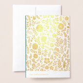 ロシュハシャナ |ユダヤ人の年実在明けフォイルカード 箔カード (裏面封筒付き)