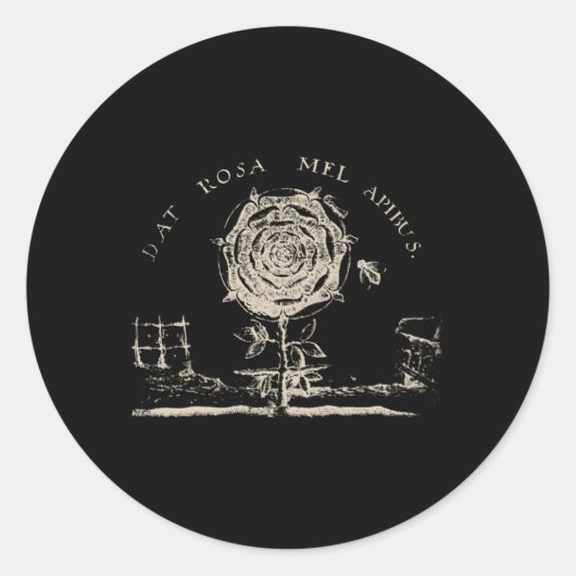 ロシュルチアンのエンブレムダットローザメルアピバスハーメティック ラウンドシール (正面)