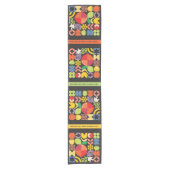 ロシュ・ハサナパーソナライズされたユダヤ人新年 ショートテーブルランナー (正面)